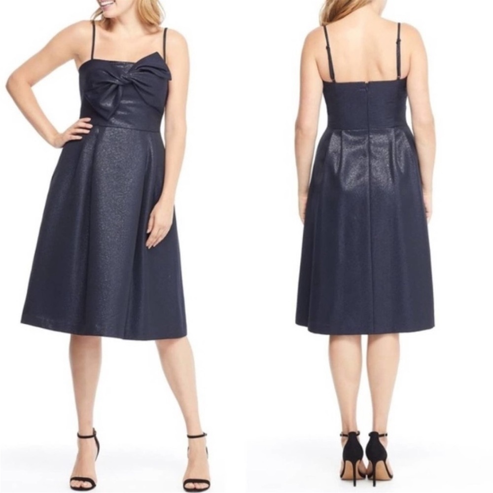 Gal Meets Glam Lucille Starry Night Midnight Shimmer Cocktail Dress Women’s 6